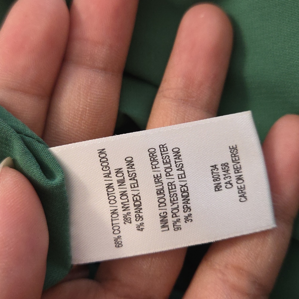 Y2K BCBGMaxAzria Halter Dress Ruffle Neck Cotton Blend Fit & Flare Mini Boho - Picture 8 of 9
